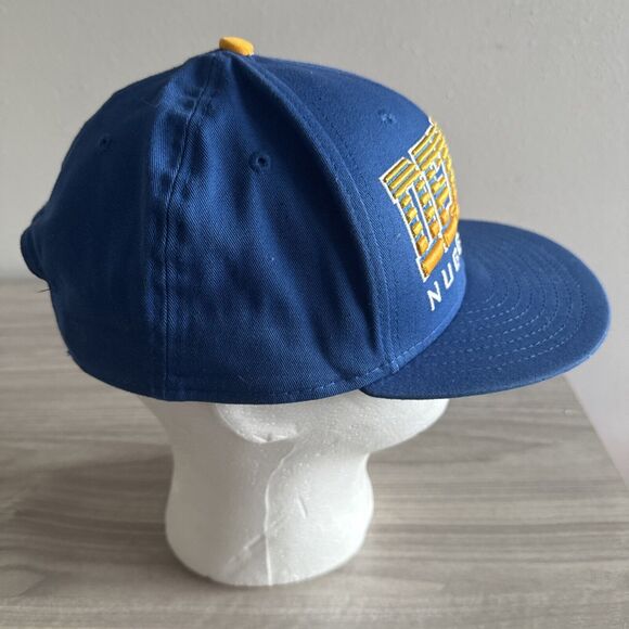 New Era Hardwood Classics Adjustable SnapBack Hat Blue Denver Nuggets NBA - Picture 3 of 7
